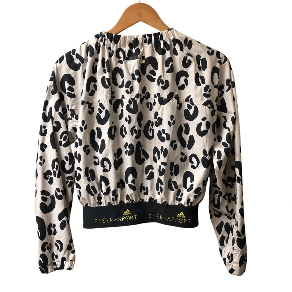 Adidas x Stella McCartney Stellasport Leopard Windbreaker XS - Picture 2 of 12